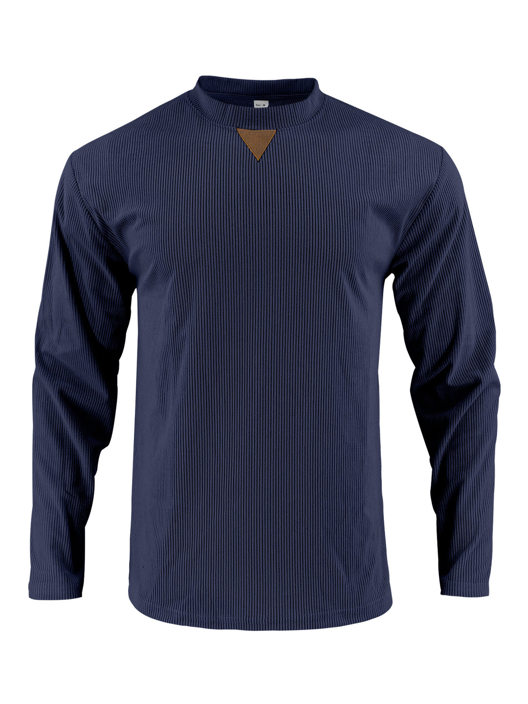 Herren Langarmshirt mit strukturiertem Rippdesign EB