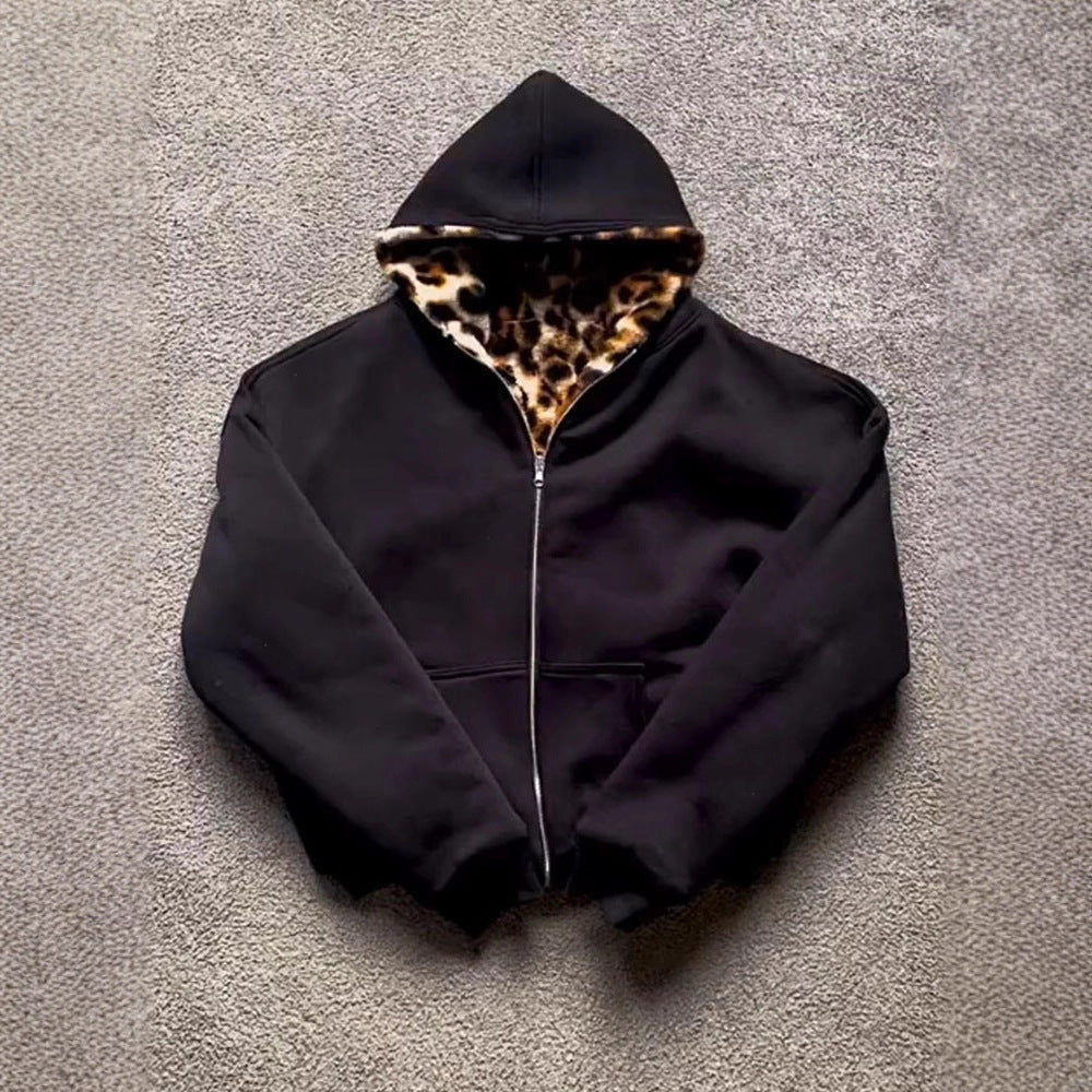 Damen Hoodie mit luxuriösem Kunstfellfutter EB