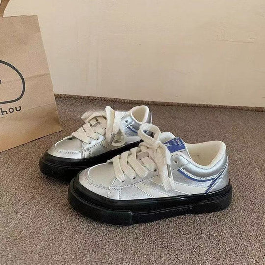 Damen Sportliche Sneaker mit atmungsaktivem Obermaterial und robustem Sohlenprofil EB