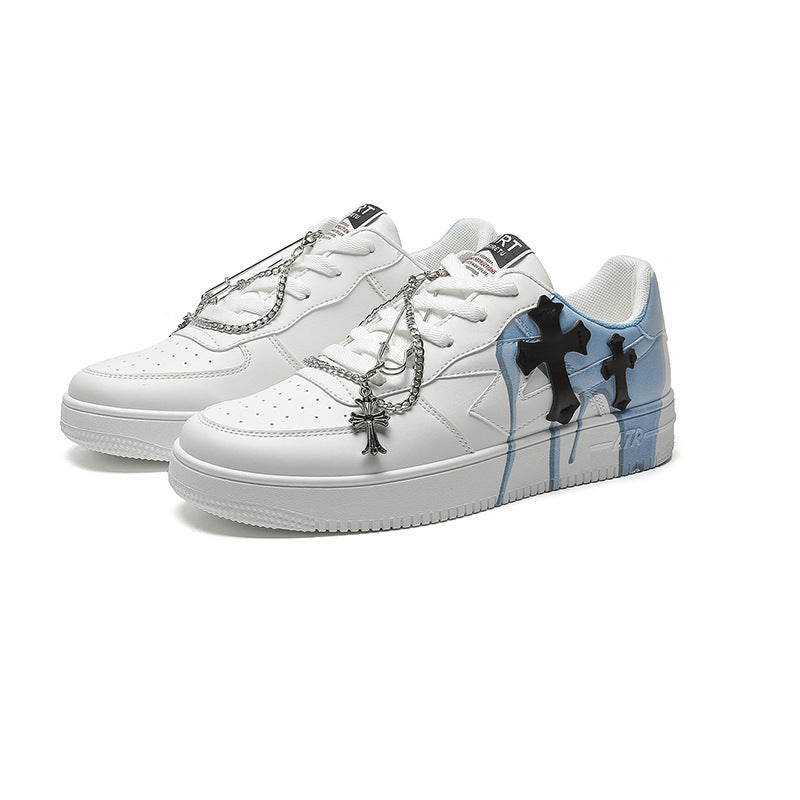 Damen Sneakers im modernen Design mit einzigartigem Ketten-Detail EB