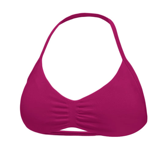Damen Sport-Bikini-Oberteil mit raffiniertem Rüschen-Design EB