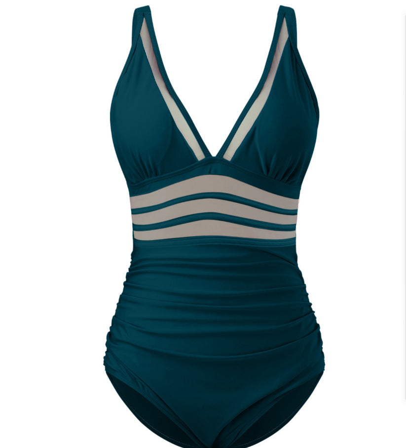 Damen eleganter Badeanzug mit verführerischen Cut-Out-Details EB