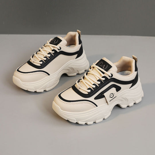 Damen Trendige Chunky Sneakers mit ausgeprägtem Sohlenprofil und atmungsaktivem Obermaterial EB