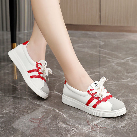 Damen Sportliche Sneakers mit reflektierendem Obermaterial und gepolsterter Innensohle EB