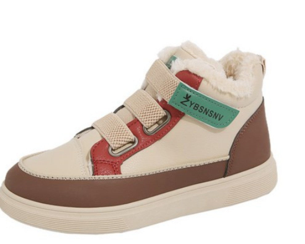 Damen Winterliche Sneaker mit weichem Fleece-Futter und rutschfester Sohle EB