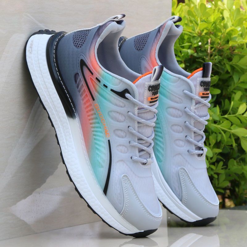 Damen Sportliche Air-Dämpfung Sneakers mit ergonomischem Design EB