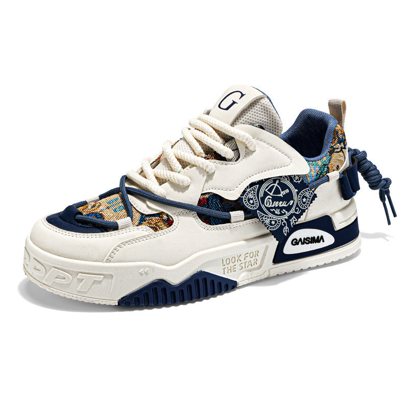 Damen sportliche Chunky-Sneaker mit einzigartigem Design und atmungsaktiver Sohle EB