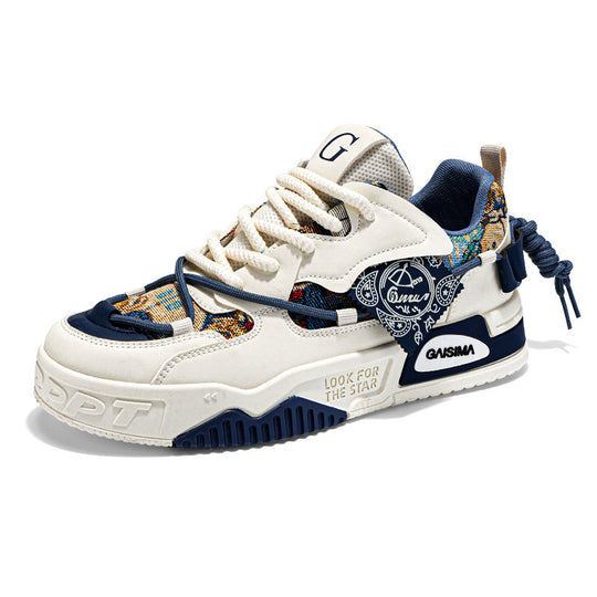 Damen sportliche Chunky-Sneaker mit einzigartigem Design und atmungsaktiver Sohle EB