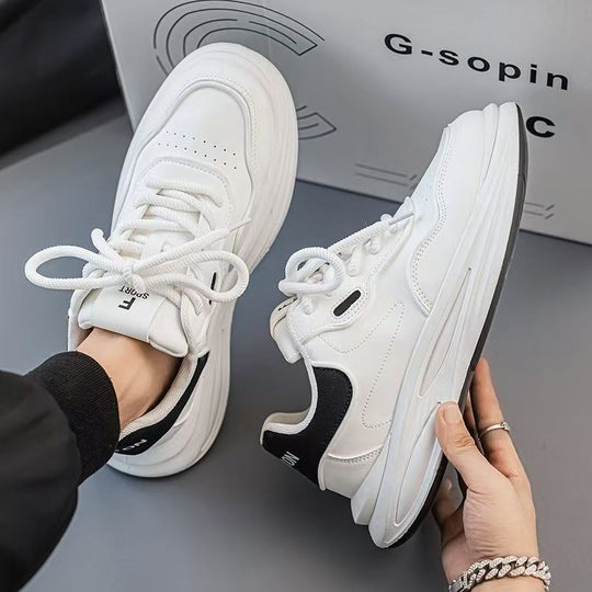 Damen moderne und atmungsaktive Sneakers mit gepolsterter Laufsohle EB