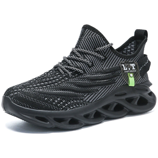 Damen Atmungsaktive Sneakers mit stoßdämpfender Sohle und elastischem Obermaterial EB