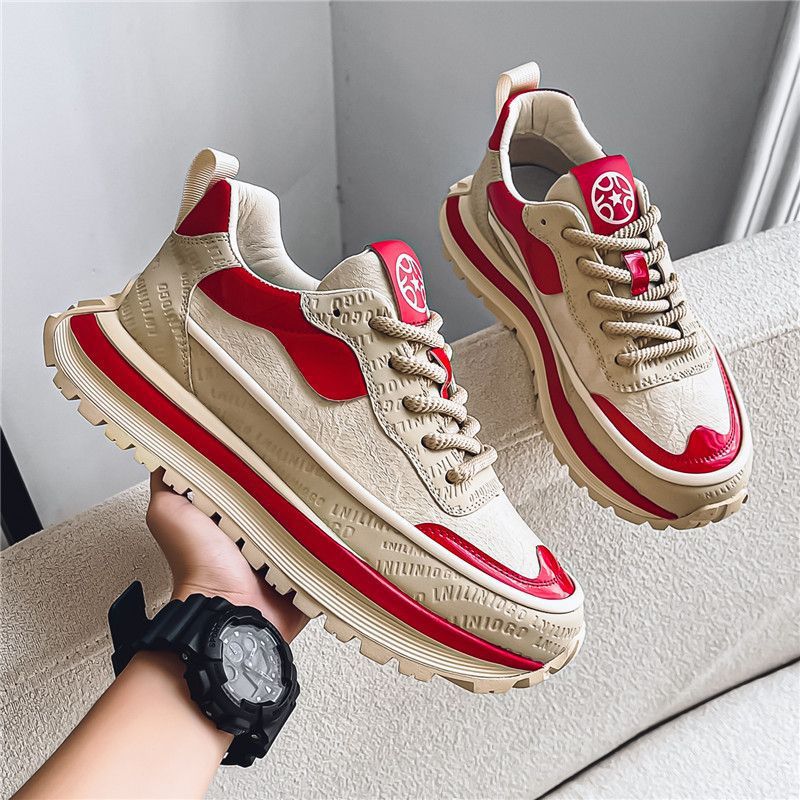 Damen modische Sneakers mit strukturierter Surface und stabiler Sohle EB