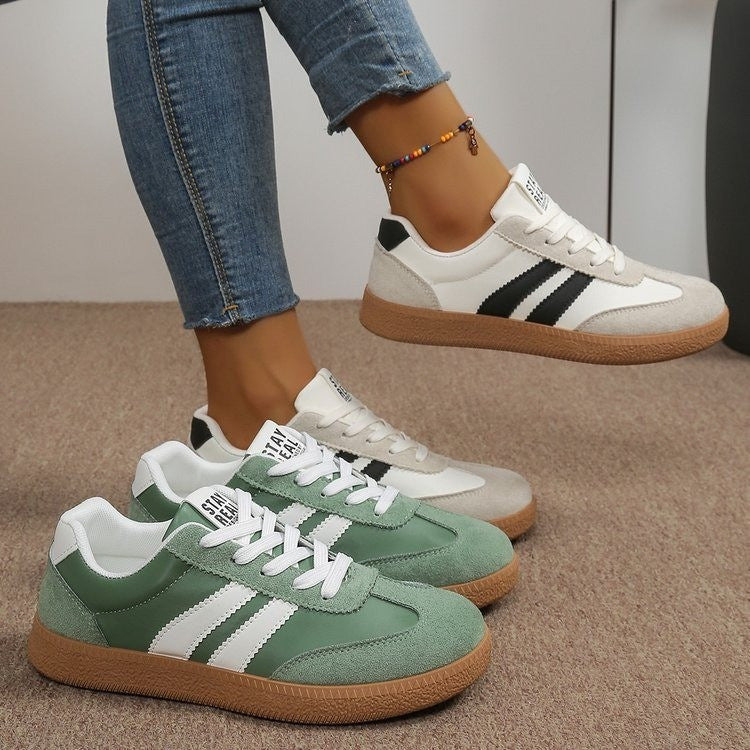 Damen Sportliche Sneakers mit strapazierfähigem Obermaterial und rutschfester Sohle EB
