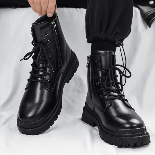 Damen robuste Stiefel mit rutschfester Sohle und modischem Design EB