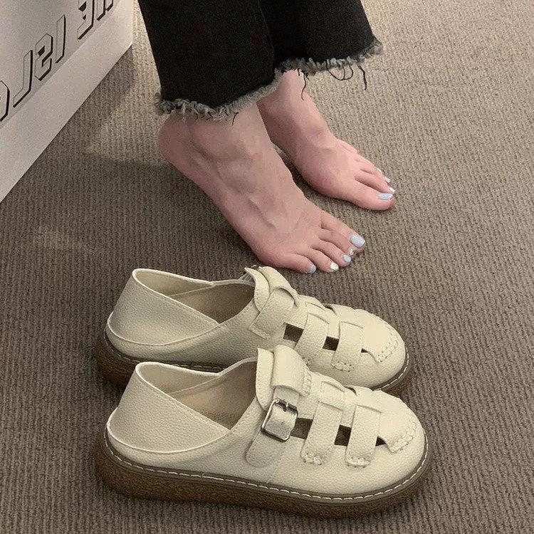 Damen Clogs mit modischem Riemenverschluss und rutschfester Sohle EB