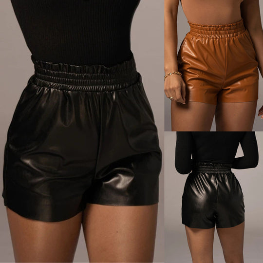 Damen Shorts mit elastischem Bund und schmalem Schnitt EB