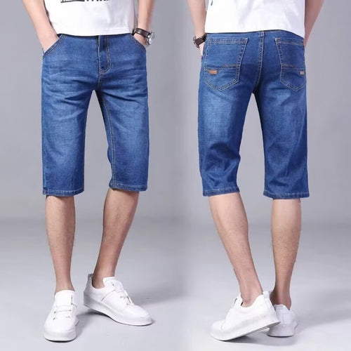 Herren lässige Denim-Shorts im modernen Schnitt mit praktischen Taschen EB