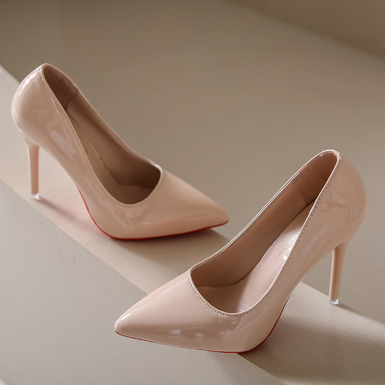 Damen elegante Stiletto-Pumps mit modischer Spitzenform EB