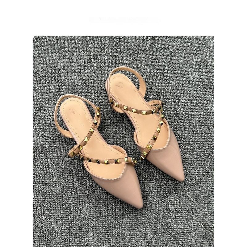Damen Slingback Pumps mit glamouröser Strassverzierung EB