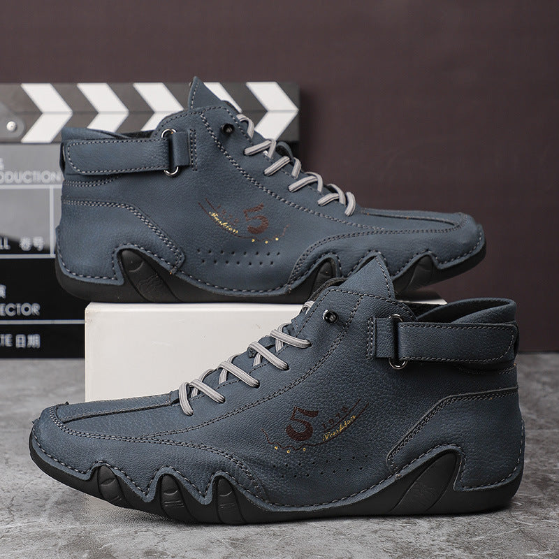 Damen Sportliche High-Cut Sneaker mit rutschfester Sohle EB