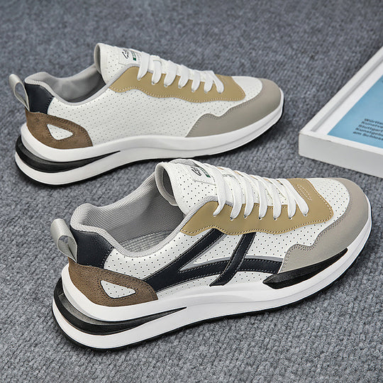 Damen Sportliche Sneakers mit atmungsaktiver Mesh-Oberfläche und gepolsterter Sohle EB