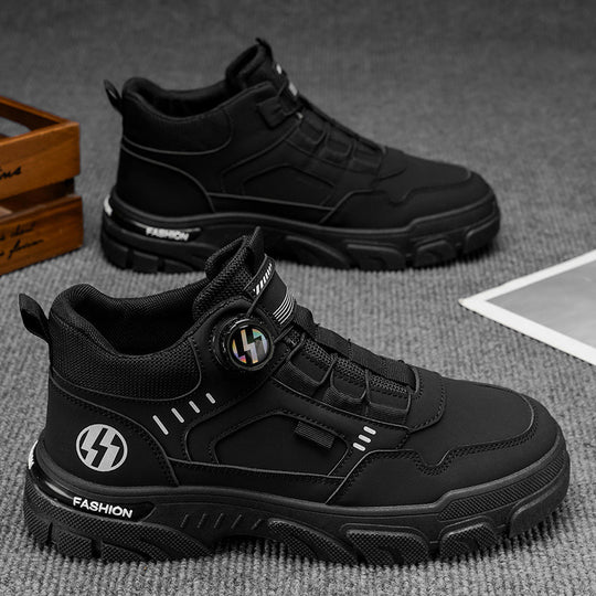 Damen Modische High-Top Sneakers mit innovativem Schnürsystem EB