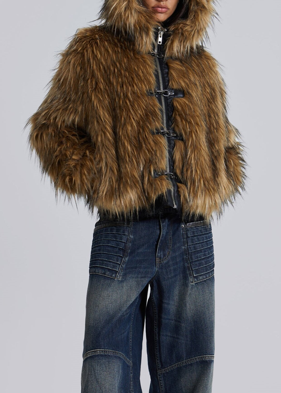 EB | Luxe Kunstpelzjacke