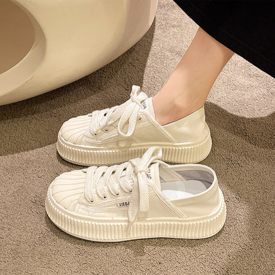 Damen modische Sneakers mit komfortablem Sohlenrand und stylischen Details EB