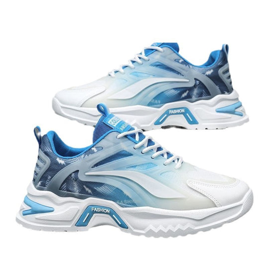 Damen Sportliche Sneaker mit atmungsaktivem Obermaterial und stoßdämpfender Sohle EB