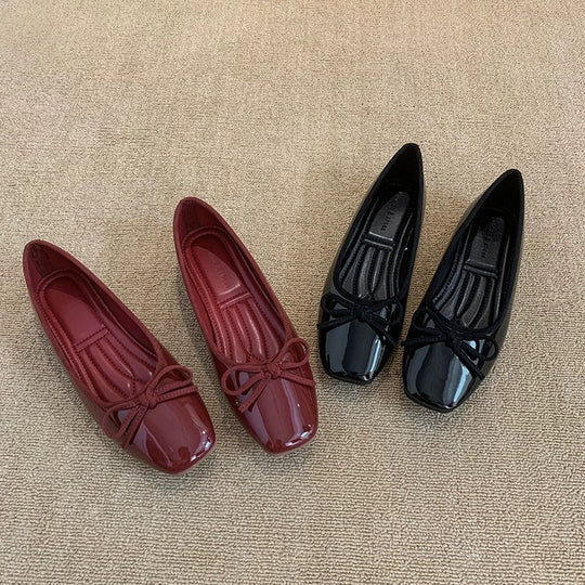 Damen Ballerinas mit schickem Knoten-Detail und komfortabler Sohle EB
