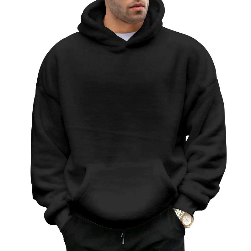 Herren bequemer Oversized Kapuzenpullover EB