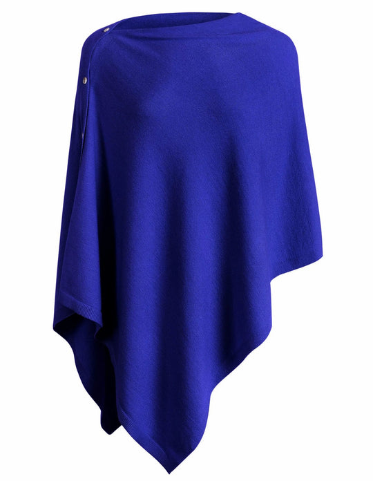 Damen vielseitiger Poncho aus hochwertiger Materialmischung EB