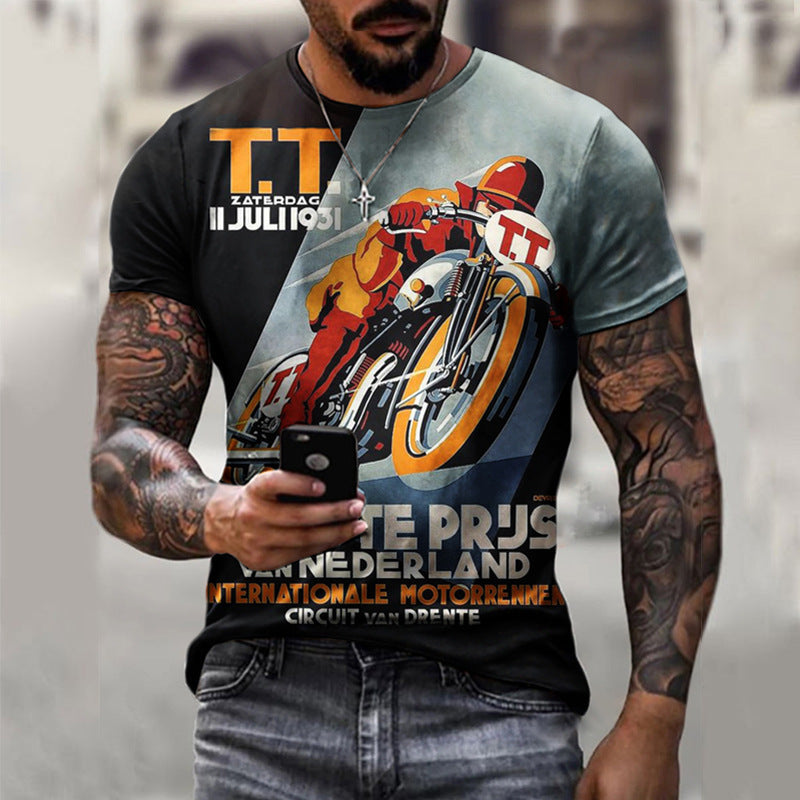 EB | Bedrucktes loses Pullover-T-Shirt