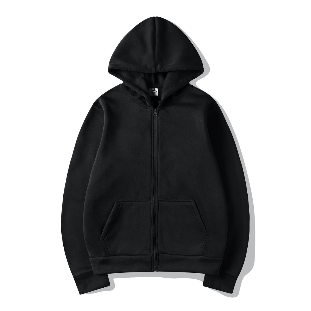 Damen Kapuzensweatshirt mit durchgehendem Reißverschluss und seitlichen Taschen EB