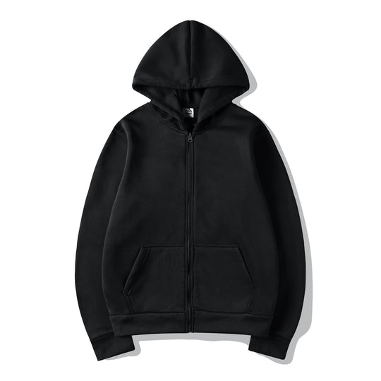 Damen Kapuzensweatshirt mit durchgehendem Reißverschluss und seitlichen Taschen EB