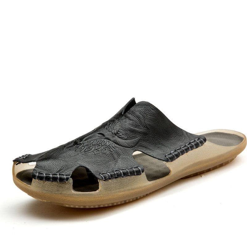 Damen Leder-Clogs mit luxuriösem Design und atmungsaktiver Sohle EB