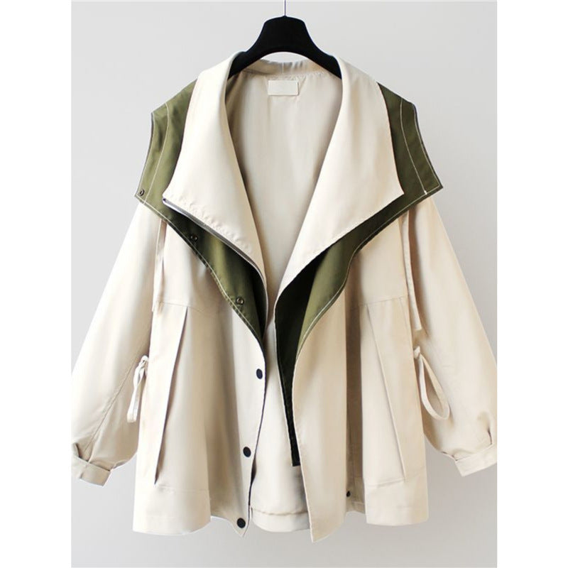 Damen multifunktionale Outdoor-Jacke mit großen Taschen und praktischen Reißverschlüssen EB
