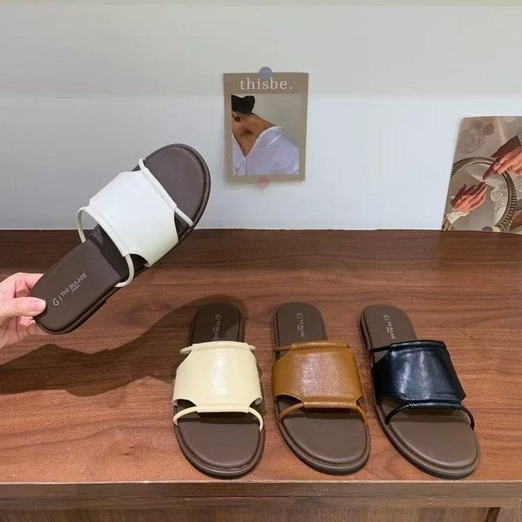 Damen modische Pantoletten mit stilvollen Riemchen und ergonomischem Fußbett EB
