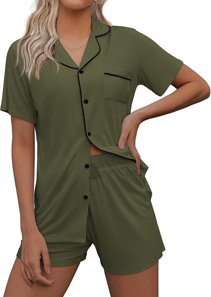 EB | Strickjacke Revers Loungewear Set