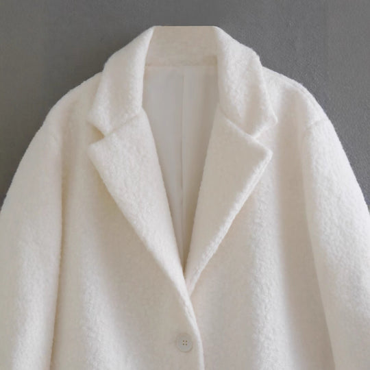 Damen oversize Wollmantel EB