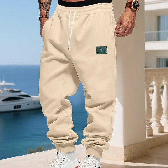 Herren bequeme Hoodie-Jogginghose mit elastischem Bund und praktischen Eingrifftaschen EB