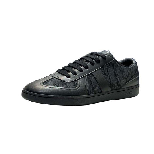 Damen Sneakers aus hochwertigem Leder mit elegantem Muster und rutschfester Sohle EB
