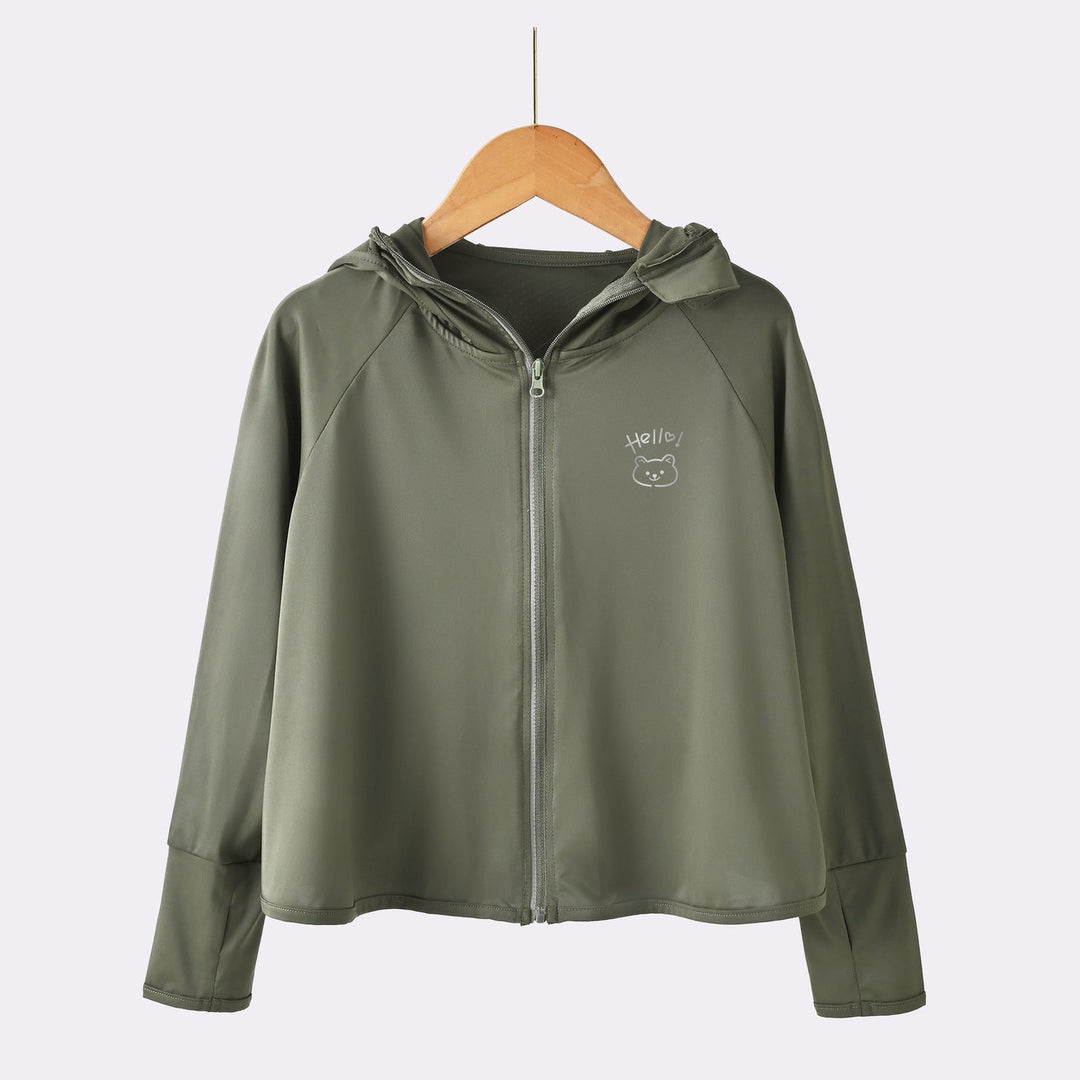 Damen Kapuzenjacke mit süßem Tiermotiv EB
