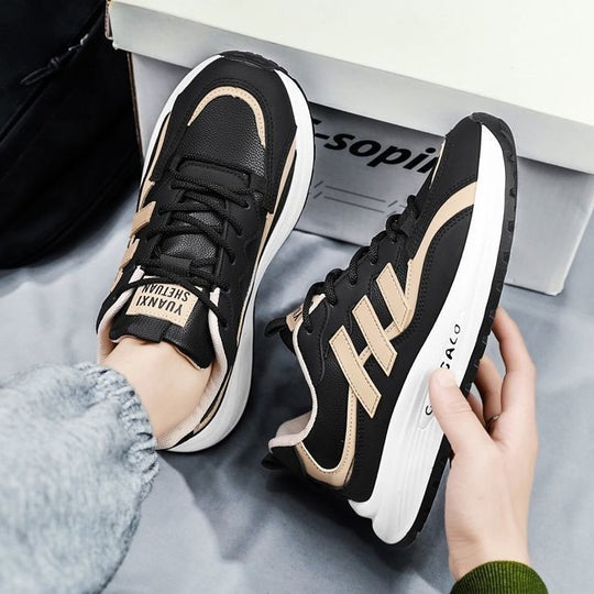 Damen Sportliche Sneakers mit dämpfender Laufsohle und atmungsaktivem Obermaterial EB
