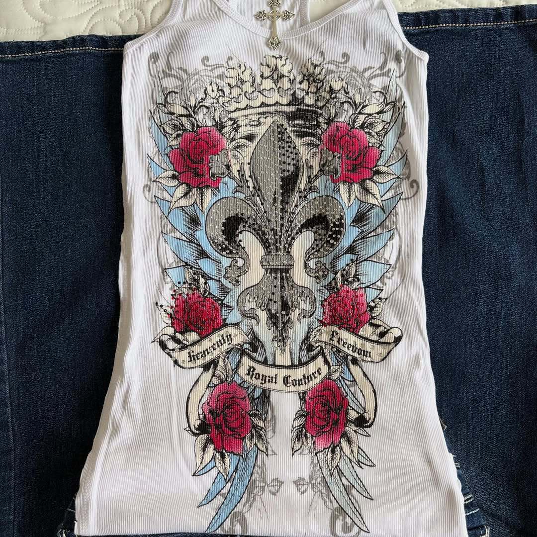 Damen Grafik-Top mit modischem Design EB