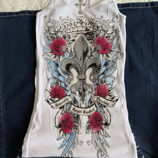 Damen Grafik-Top mit modischem Design EB