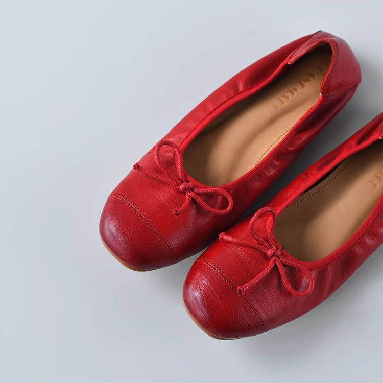Damen Ballerinas mit elegantem Schleifen-Design und bequemer Passform EB