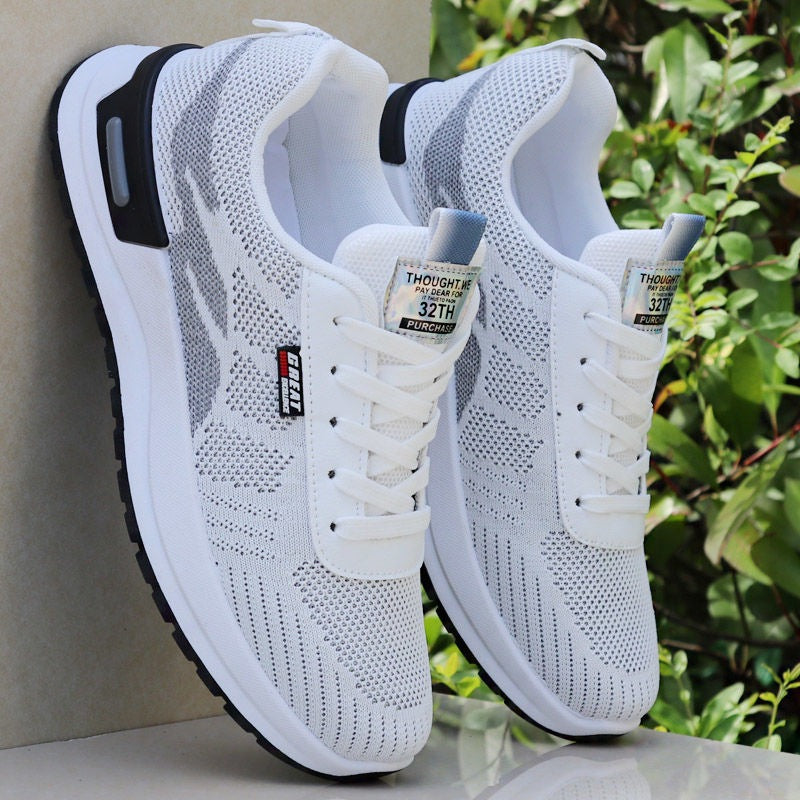 Damen Atmungsaktive Laufsneaker mit flexiblem Mesh-Obermaterial und dämpfender Sohle EB