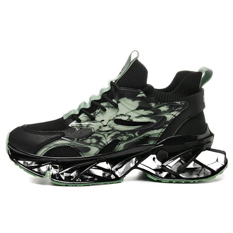 Damen Sportliche Sneakers mit innovativem Dämpfungssystem und markantem Design EB