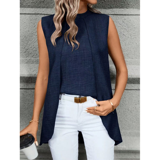 Damen Elegantes Trägershirt mit fließendem Schnitt und lässigem Fall EB