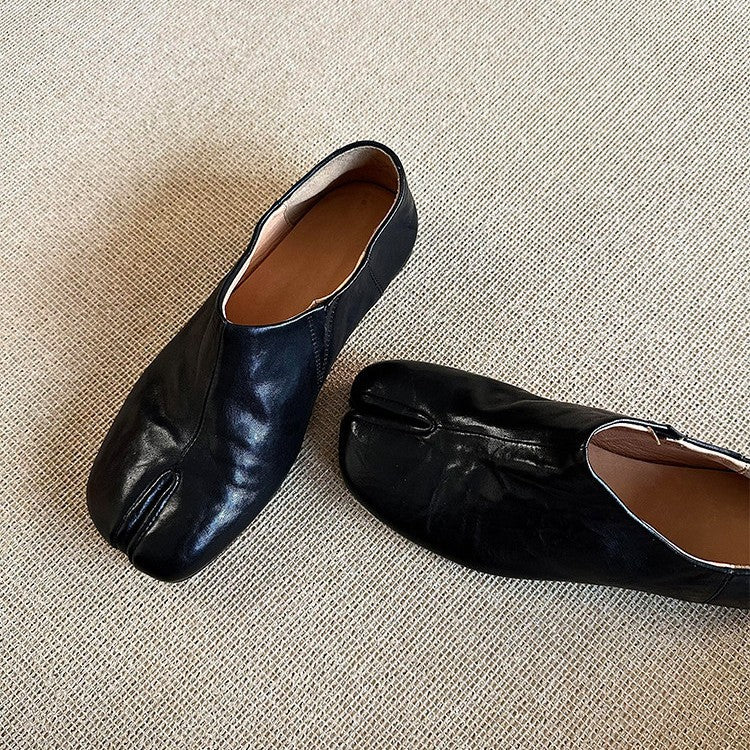 Damen elegante Mokassins mit zusätzlicher Zehenfreigabe EB